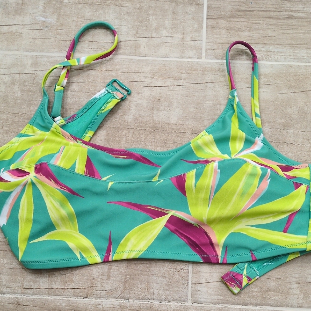 Old Navy Tropical Colorful Bikini Top